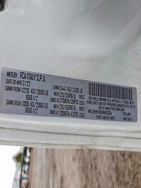 Продажа на аукционе авто 2022 Ram Promaster, vin: ZFBHRFAB5N6W39364, номер лота: 98013605