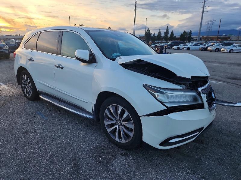 Aukcja sprzedaży 2016 Acura Mdx Techno, vin: 5FRYD4H49GB033174, numer aukcji: 99499945
