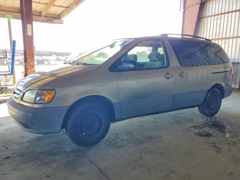 99018925 :رقم المزاد ، 4T3ZF13C83U543128 vin ، 2003 Toyota Sienna مزاد بيع