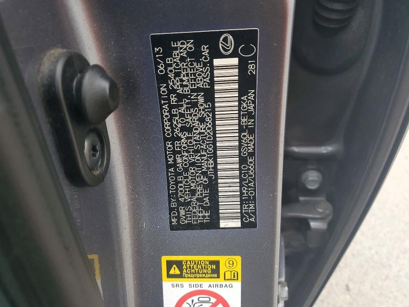 Продажа на аукционе авто 2013 Lexus Es, vin: JTHBK1GG1D2068215, номер лота: 98605455