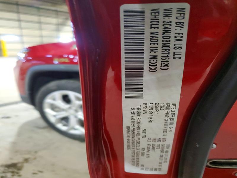 Продаж на аукціоні авто 2024 Jeep Compass, vin: 3C4NJDBN0RT161290, номер лоту: 73878915