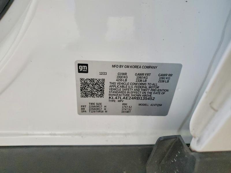 Продаж на аукціоні авто 2024 Buick Envista, vin: KL47LAE24RB135452, номер лоту: 98001295