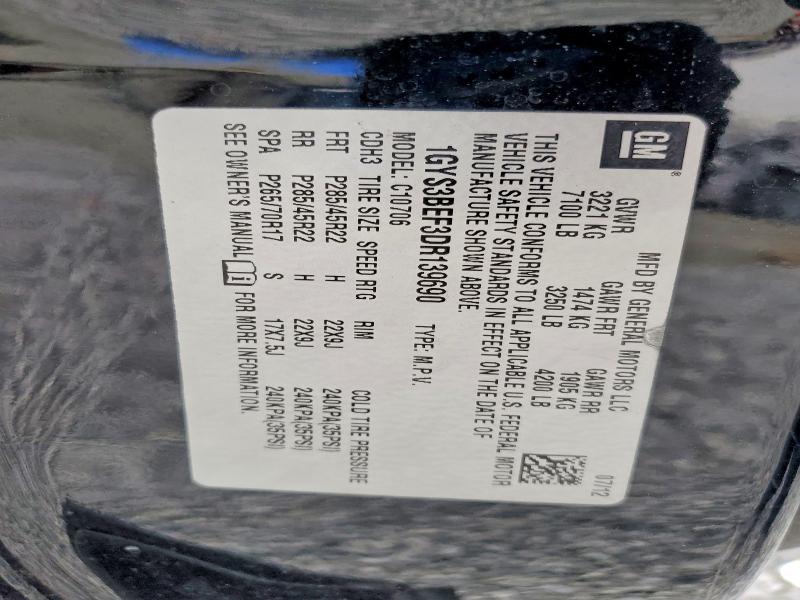 Aukcja sprzedaży 2013 Cadillac Escalade L, vin: 1GYS3BEF3DR139690, numer aukcji: 74730955