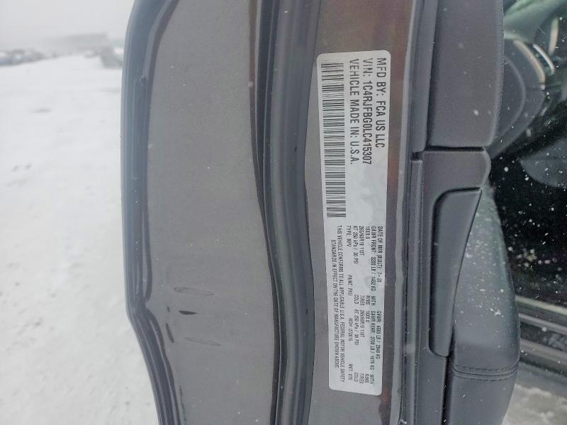 Aukcja sprzedaży 2020 Jeep Grand Cher, vin: 1C4RJFBG0LC415307, numer aukcji: 74846105