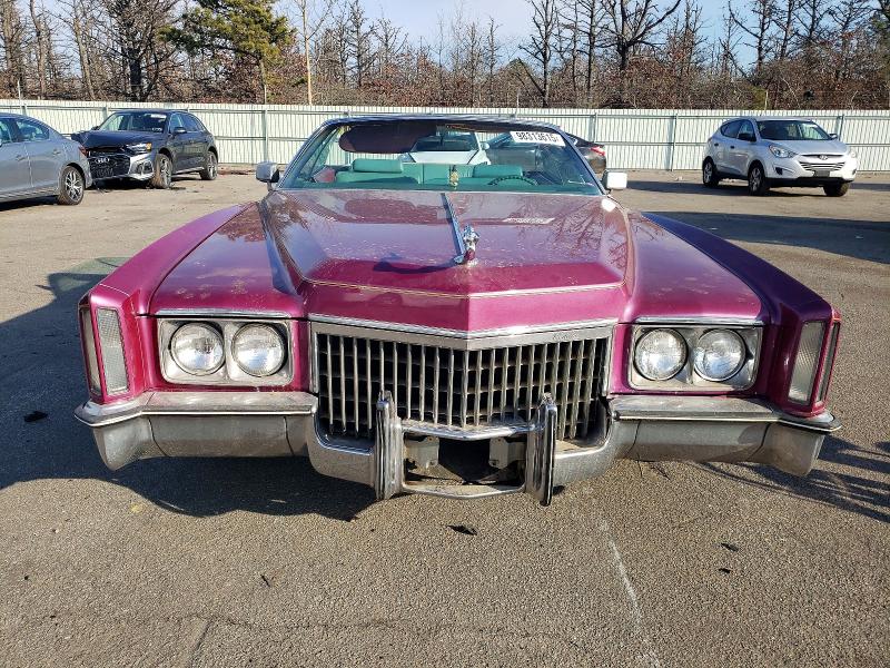 98313615 :رقم المزاد ، 6L67S2Q429346 vin ، 1972 Cadillac Eldorado مزاد بيع