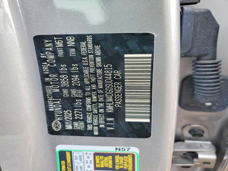 Aukcja sprzedaży 2025 Hyundai Elantra, vin: KMHLM4DG0SU044815, numer aukcji: 75505735