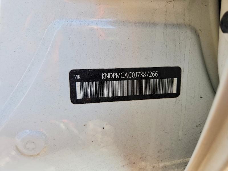2018 Kia Sportage მანქანა იყიდება აუქციონზე, vin: KNDPMCAC0J7387266, აუქციონის ნომერი: 73096735