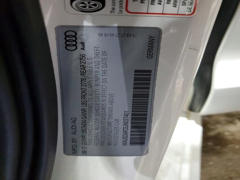 Продажа на аукционе авто 2018 Audi A6, vin: WAUG3AFC5JN037401, номер лота: 74945195