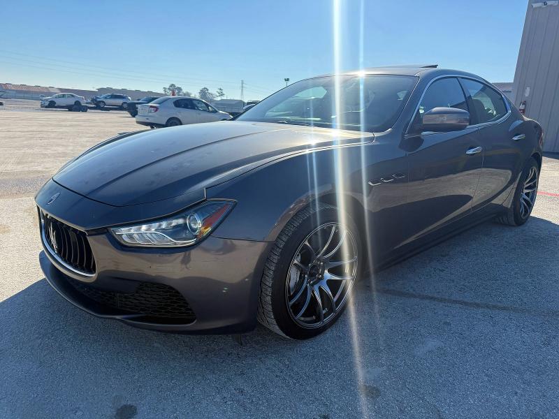 2017 Maserati Ghibli მანქანა იყიდება აუქციონზე, vin: ZAM57XSA9H1206127, აუქციონის ნომერი: 75483095