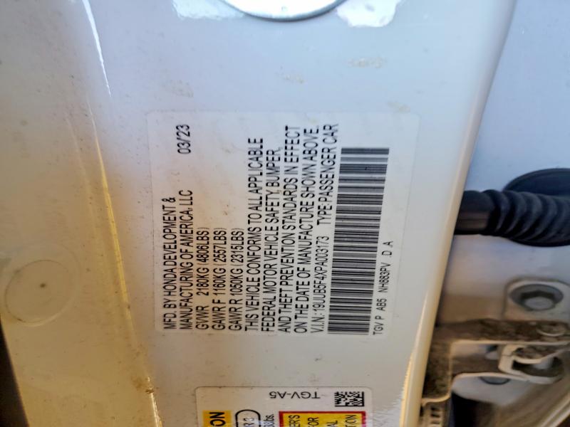 Aukcja sprzedaży 2023 Acura Tlx, vin: 19UUB5F4XPA003173, numer aukcji: 98454805
