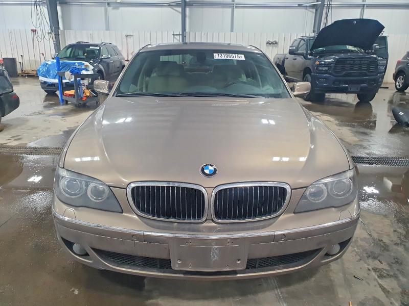 2006 Bmw 750 მანქანა იყიდება აუქციონზე, vin: WBAHL83556DT02687, აუქციონის ნომერი: 73106675