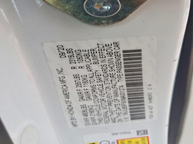 Aukcja sprzedaży 2021 Acura Tlx, vin: 19UUB5F6XMA001274, numer aukcji: 97970835