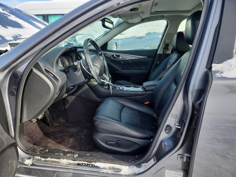 74303055 :رقم المزاد ، JN1BV7AR7EM696990 vin ، 2014 Infiniti Q50 Base مزاد بيع