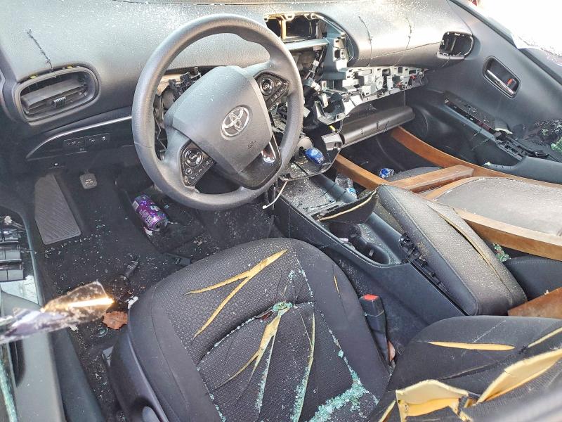 75678855 :رقم المزاد ، JTDKARFU1K3070256 vin ، 2019 Toyota Prius مزاد بيع