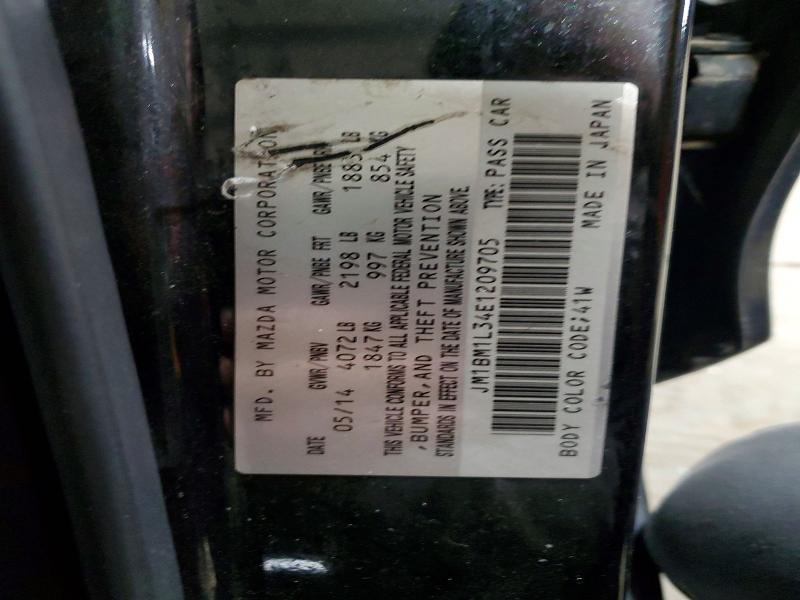 2014 Mazda 3 მანქანა იყიდება აუქციონზე, vin: JM1BM1L34E1209705, აუქციონის ნომერი: 73383165