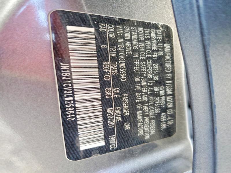 Продаж на аукціоні авто 2020 Nissan Rogue Sport, vin: JN1BJ1CV3LW259640, номер лоту: 72640175
