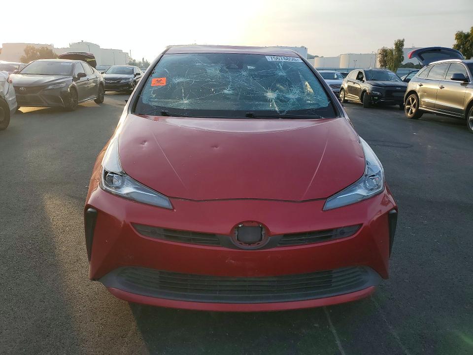 75678855 :رقم المزاد ، JTDKARFU1K3070256 vin ، 2019 Toyota Prius مزاد بيع