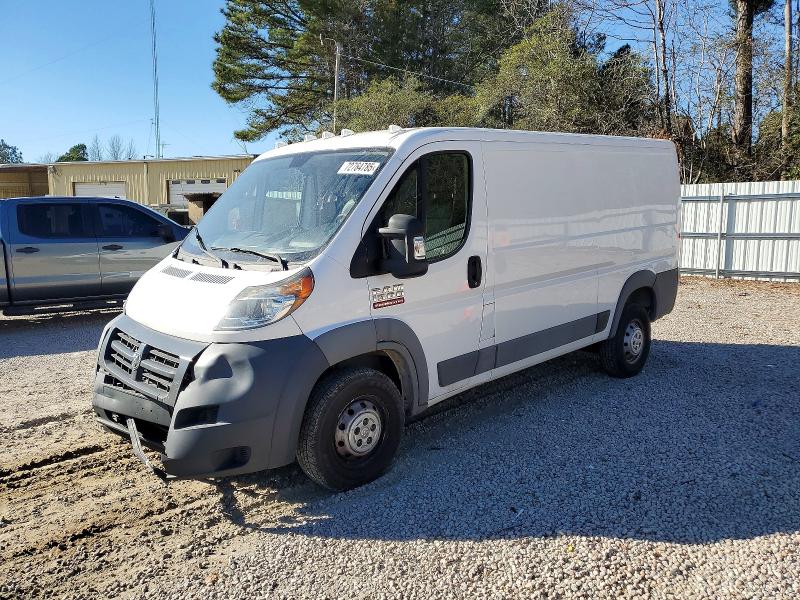 72764785 :رقم المزاد ، 3C6TRVAGXJE103826 vin ، 2018 Ram Promaster 1500 مزاد بيع