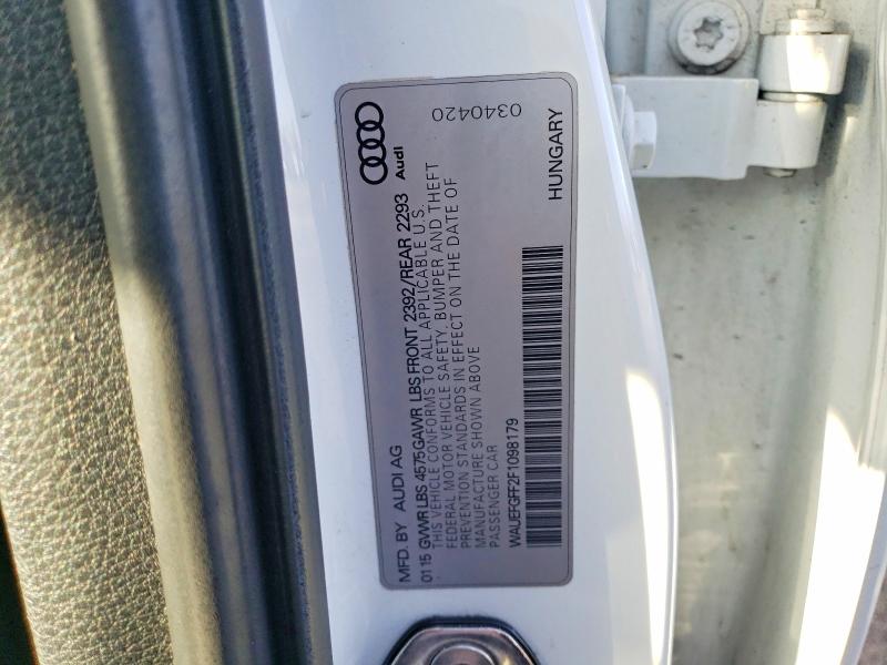 Aukcja sprzedaży 2015 Audi A3, vin: WAUEFGFF2F1098179, numer aukcji: 74831425