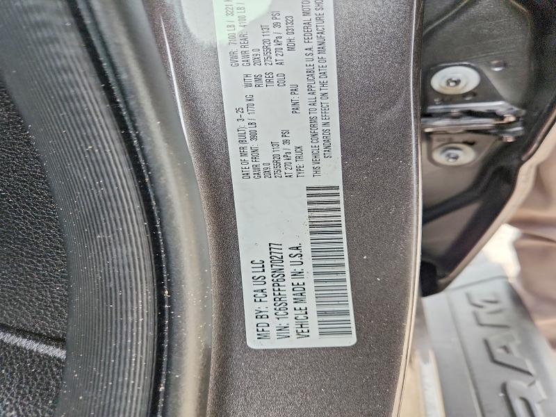 Aukcja sprzedaży 2025 Ram 1500, vin: 1C6SRFFP6SN702777, numer aukcji: 75560935