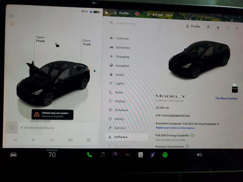 Продаж на аукціоні авто 2024 Tesla Model Y, vin: 7SAYGDED6RF107413, номер лоту: 74450635