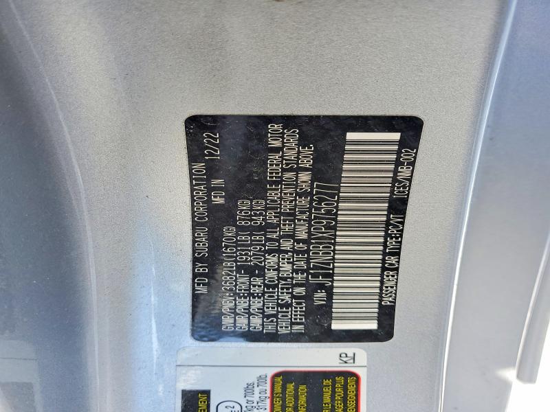 98400865 :رقم المزاد ، JF1ZNBB1XP9756277 vin ، 2023 Toyota Gr86 مزاد بيع