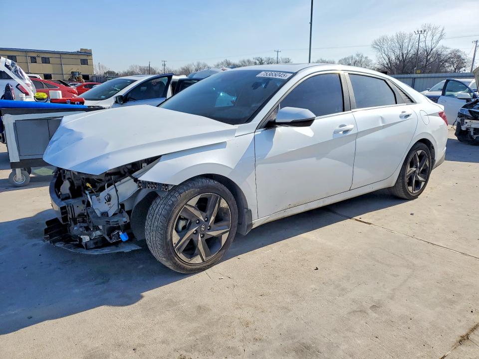 2022 Hyundai Elantra მანქანა იყიდება აუქციონზე, vin: 5NPLN4AG9NH073394, აუქციონის ნომერი: 75365045