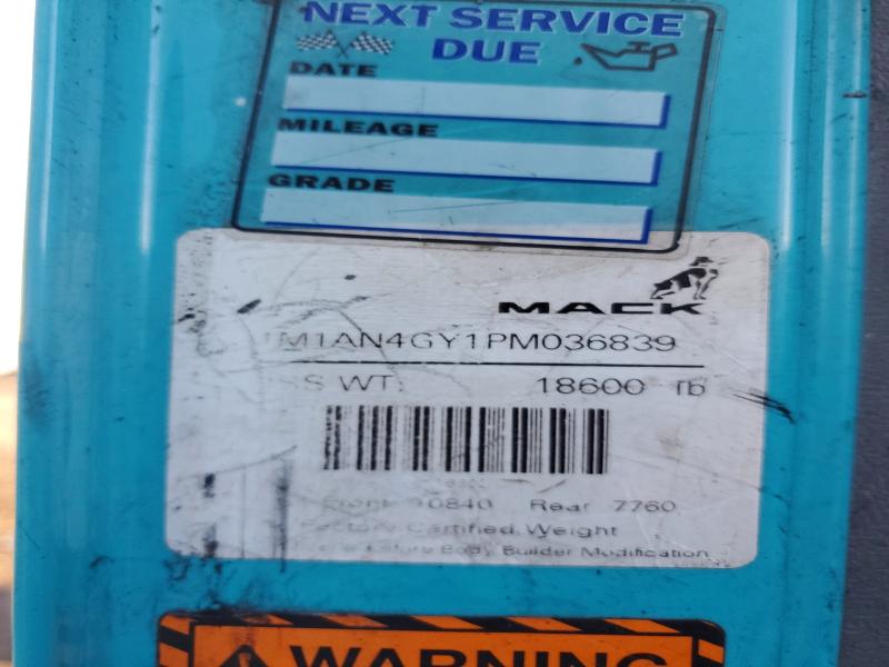 Продажа на аукционе авто 2023 Mack Anthem, vin: 1M1AN4GY1PM036839, номер лота: 73676885
