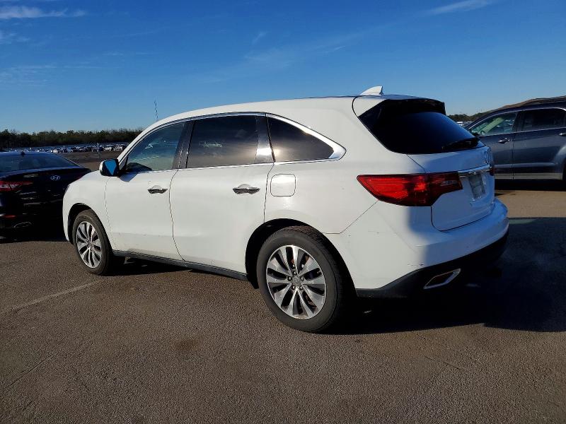 72358155 :رقم المزاد ، 5FRYD4H4XEB003176 vin ، 2014 Acura Mdx مزاد بيع