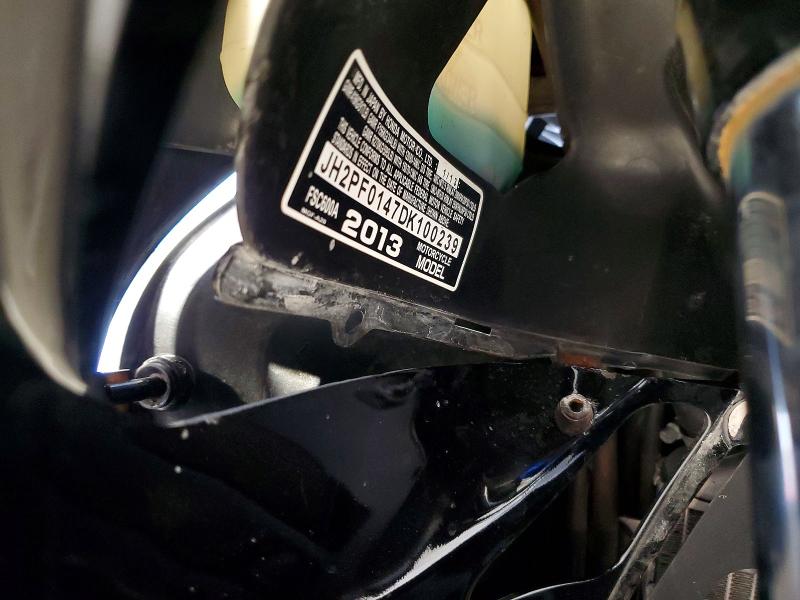 73279245 :رقم المزاد ، JH2PF0147DK100239 vin ، 2013 Honda Fsc600 A مزاد بيع