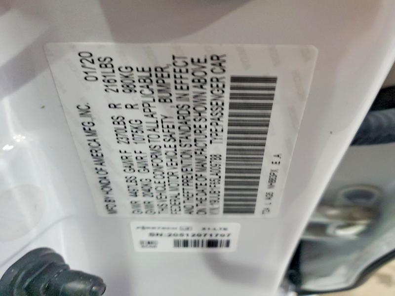 74352375 :رقم المزاد ، 19UUB1F65LA009788 vin ، 2020 Acura Tlx مزاد بيع