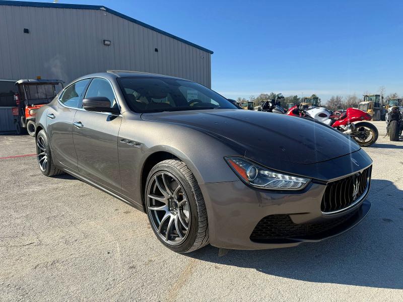 2017 Maserati Ghibli მანქანა იყიდება აუქციონზე, vin: ZAM57XSA9H1206127, აუქციონის ნომერი: 75483095