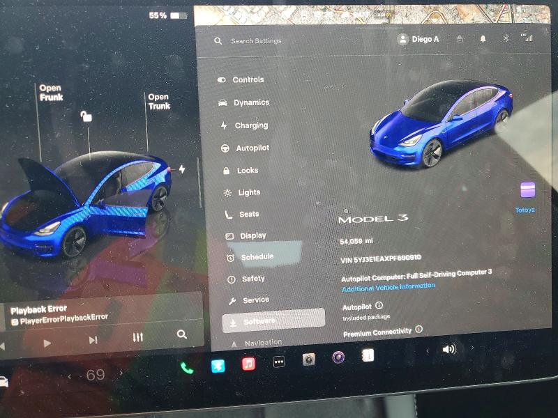 Aukcja sprzedaży 2023 Tesla Model 3, vin: 5YJ3E1EAXPF690910, numer aukcji: 74250485