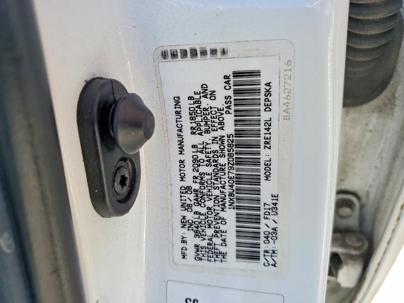 Продаж на аукціоні авто 2009 Toyota Corolla, vin: 1NXBU40E79Z085825, номер лоту: 99476675