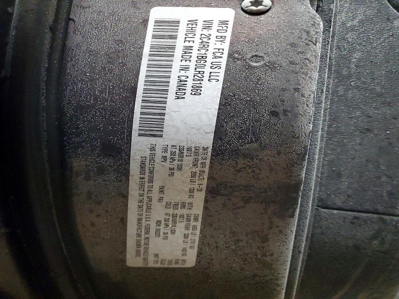 Продажа на аукционе авто 2020 Chrysler Pacifica, vin: 2C4RC1BG0LR281869, номер лота: 74372475