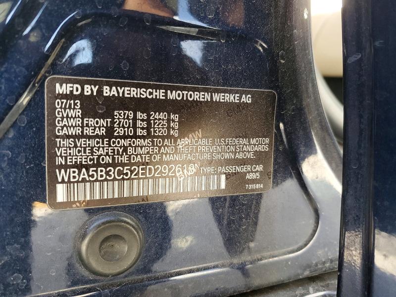 Продажа на аукционе авто 2014 Bmw 535, vin: WBA5B3C52ED292613, номер лота: 74710285