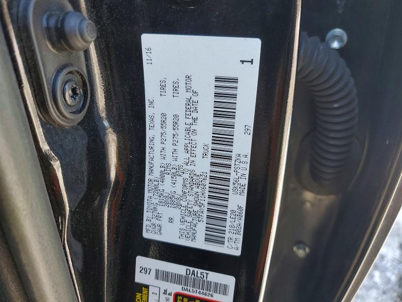 74467345 :رقم المزاد ، 5TFAY5F11HX607621 vin ، 2017 Toyota Tundra مزاد بيع