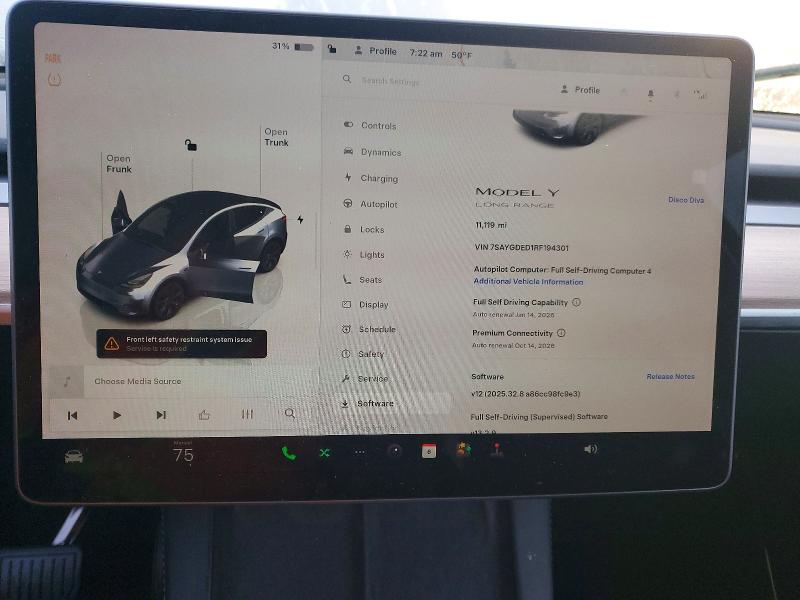 Aukcja sprzedaży 2024 Tesla Model Y, vin: 7SAYGDED1RF194301, numer aukcji: 98942925