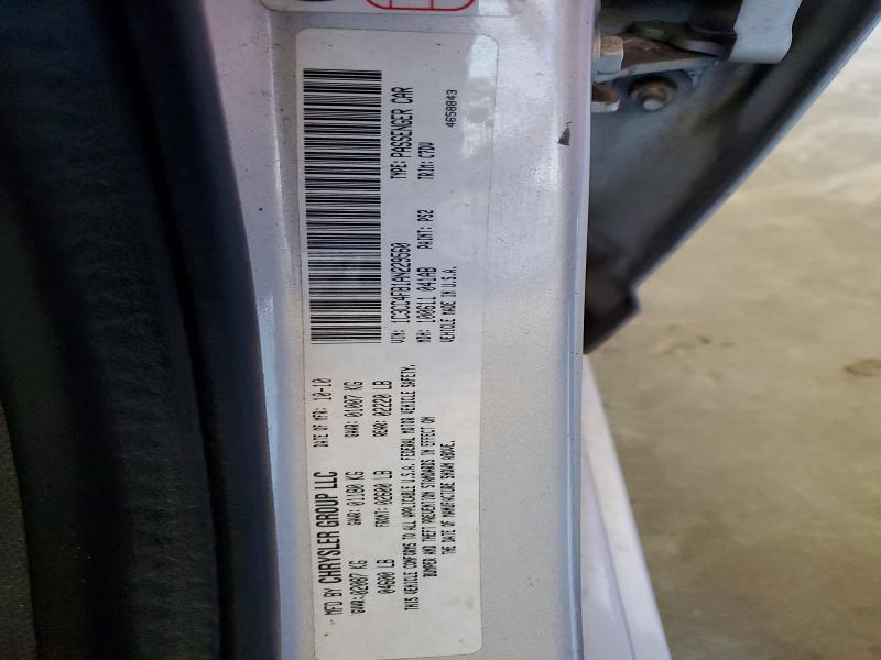75034185 :رقم المزاد ، 1C3CC4FB1AN229560 vin ، 2010 Chrysler Sebring مزاد بيع