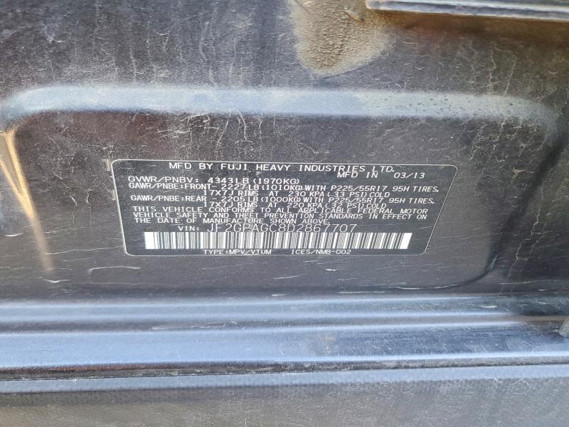 2013 Subaru Xv Crosstrek მანქანა იყიდება აუქციონზე, vin: JF2GPAGC8D2867707, აუქციონის ნომერი: 73335415