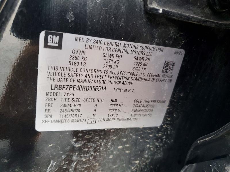 Aukcja sprzedaży 2024 Buick Envision E, vin: LRBFZPE40RD056514, numer aukcji: 99864135