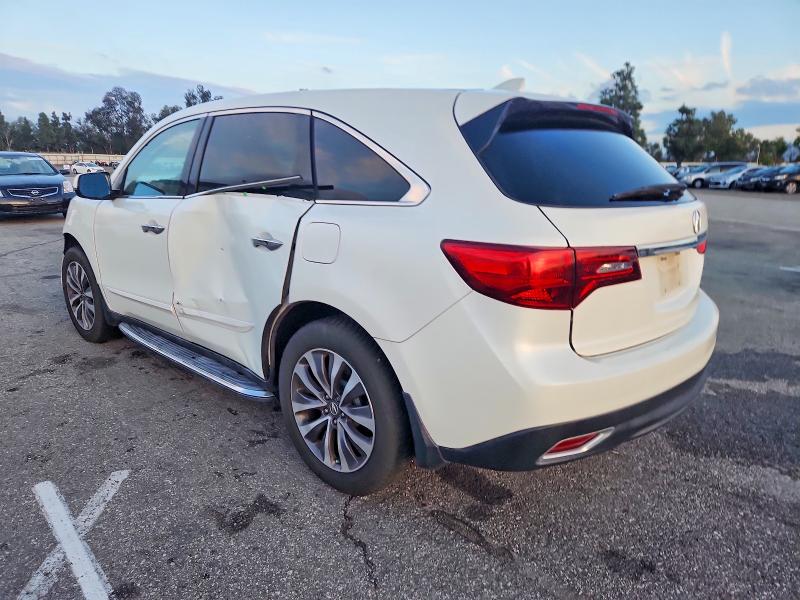 Aukcja sprzedaży 2016 Acura Mdx Techno, vin: 5FRYD4H49GB033174, numer aukcji: 99499945