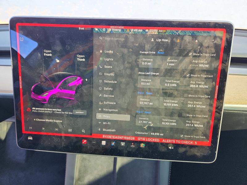 Продажа на аукционе авто 2022 Tesla Model 3, vin: 5YJ3E1EA5NF169526, номер лота: 75204305