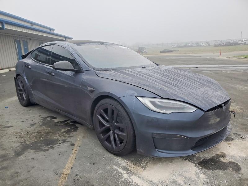 74349725 :رقم المزاد ، 5YJSA1E55MF449679 vin ، 2021 Tesla Model S مزاد بيع