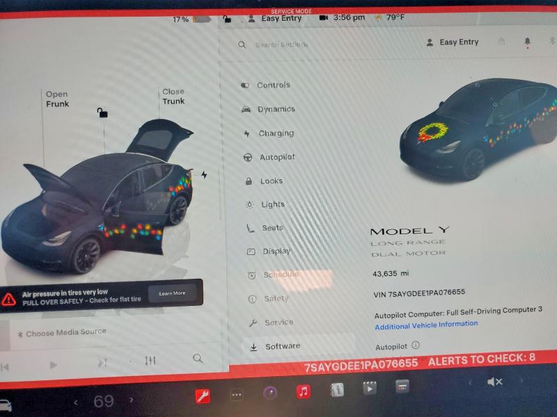 Aukcja sprzedaży 2023 Tesla Model Y, vin: 7SAYGDEE1PA076655, numer aukcji: 74803255