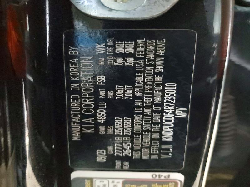 Aukcja sprzedaży 2024 Kia Sportage, vin: KNDPUCDF4R7235010, numer aukcji: 97328165