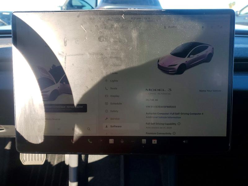 72440195 :رقم المزاد ، 5YJ3E1EAXSF885222 vin ، 2025 Tesla Model 3 مزاد بيع