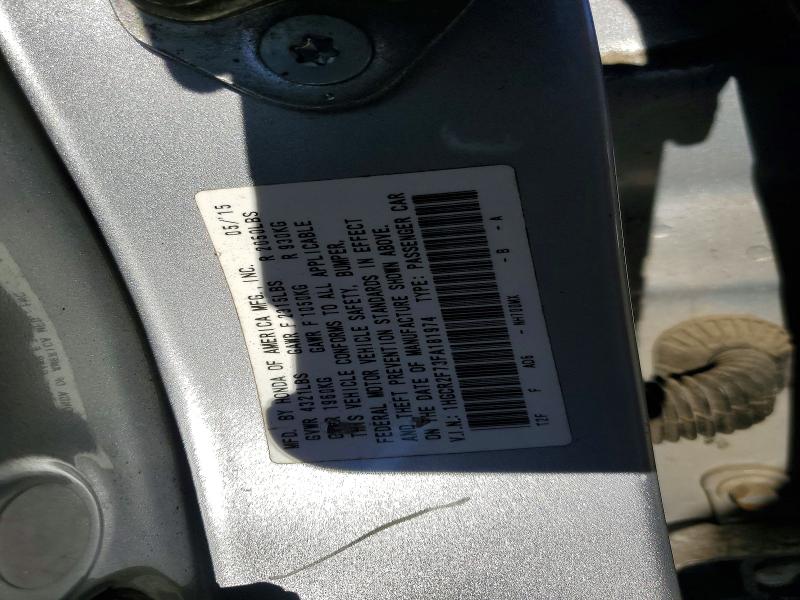 2015 Honda Accord მანქანა იყიდება აუქციონზე, vin: 1HGCR2F73FA181974, აუქციონის ნომერი: 73492755