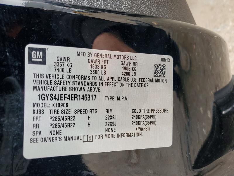 Продажа на аукционе авто 2014 Cadillac Escalade, vin: 1GYS4JEF4ER146317, номер лота: 99320145
