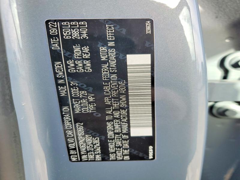 Продажа на аукционе авто 2023 Volvo Xc90, vin: YV4062PN2P1926672, номер лота: 74343975